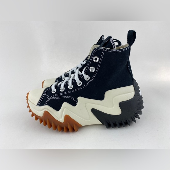 Converse Run Star Motion HI Black White Women's Sneakers Shoes 171545C - Picture 9 of 12